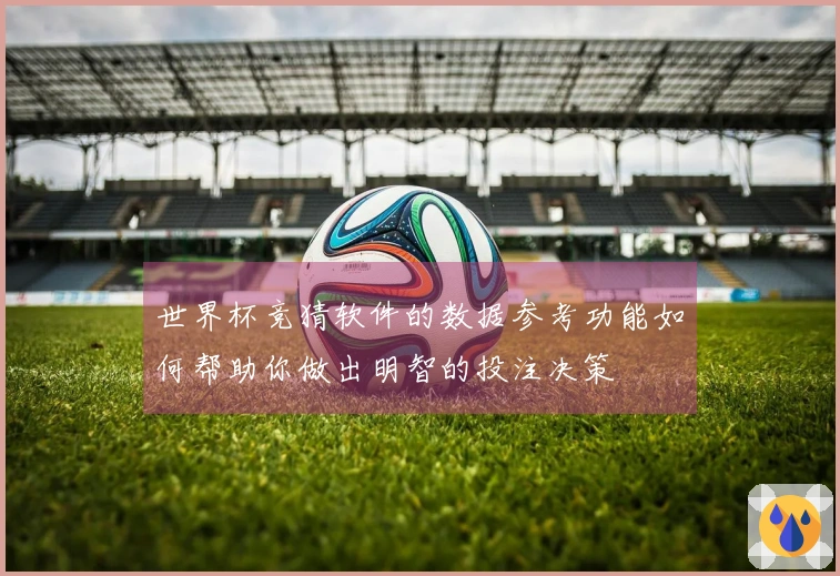 世界杯竞猜软件的数据参考功能如何帮助你做出明智的投注决策