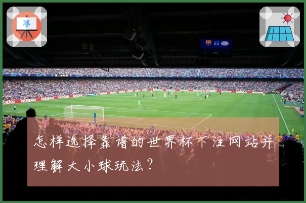 怎样选择靠谱的世界杯下注网站并理解大小球玩法？